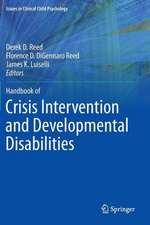 Handbook of Crisis Intervention and Developmental Disabilities