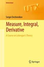 Measure, Integral, Derivative