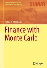 Finance with Monte Carlo