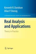 Real Analysis and Applications