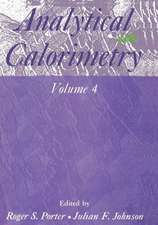 Analytical Calorimetry: Volume 4