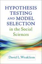 Hypothesis Testing and Model Selection in the Social Sciences