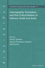 Selected Studies in Ancient Language Lexicography, Linguistics and Translation