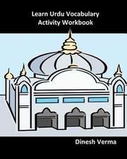 Learn Urdu Vocabulary Activity Workbook