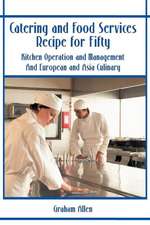 Catering and Food Services Recipe for Fifty