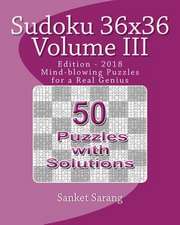 Sudoku 36x36 Vol III