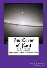 The Error of Kant