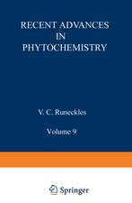 Recent Advances in Phytochemistry: Volume 9