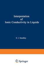 The Interpretation of Ionic Conductivity in Liquids