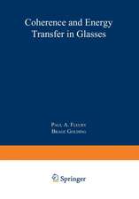 Coherence and Energy Transfer in Glasses