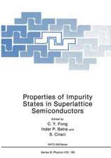 Properties of Impurity States in Superlattice Semiconductors