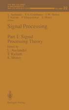 Signal Processing: Part I: Signal Processing Theory