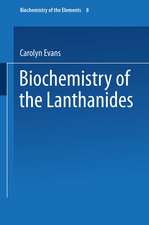 Biochemistry of the Lanthanides