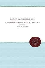 County Government and Administration in North Carolina