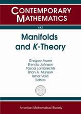 Manifolds and $K$-Theory