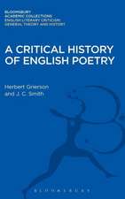 A Critical History of English Poetry