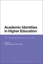 Academic Identities in Higher Education: The Changing European Landscape