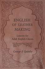 English of Leather Making - Lessons for Adult English Classes