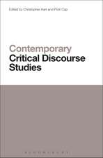 Contemporary Critical Discourse Studies