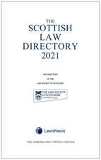 UNKNOWN: The Scottish Law Directory: The White Book 2021