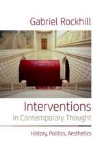 Interventions in Contemporary Thought