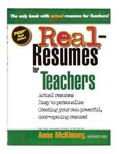 Real-Resumes for Teachers