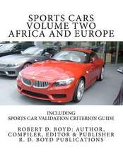 Sports Cars Volume Two Africa and Europe