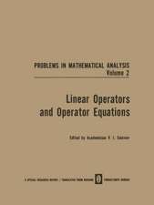 Linear Operators and Operator Equations