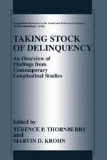 Taking Stock of Delinquency: An Overview of Findings from Contemporary Longitudinal Studies