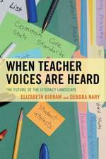 When Teacher Voices Are Heard