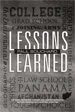 Lessons Learned