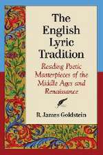 The English Lyric Tradition