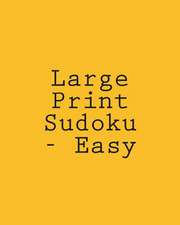 Large Print Sudoku - Easy