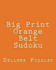 Big Print Orange Belt Sudoku