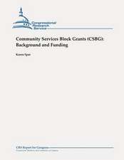 Community Services Block Grants (Csbg)