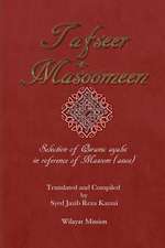 Tafseer E Masoomeen