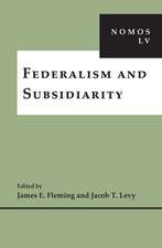 Federalism and Subsidiarity – NOMOS LV