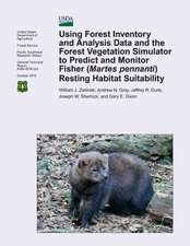 Using Forest Inventory and Analysis Data and the Forest Vegetation Simulator to Predict and Monitor Fisher (Martes Pennanti) Resting Habitat Suitabili