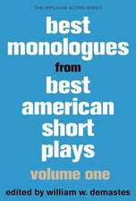 Best Monologues from Best American Short Plays, Volume One