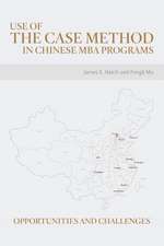 Use of the Case Method in Chinese MBA Programs