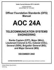 Soldier Training Publication Stp 11-24a-Ofs Officer Foundation Standards (Ofs) Manual Aoc 24a Telecommunication Systems Engineering