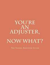 You're an Adjuster, Now What?