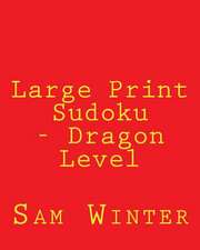 Large Print Sudoku - Dragon Level