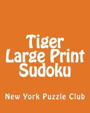 Tiger Large Print Sudoku