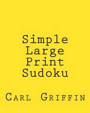 Simple Large Print Sudoku