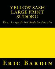 Yellow Sash Large Print Sudoku