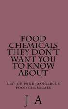 Food Chemicals They Don't Want You to Know about