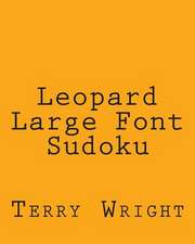 Leopard Large Font Sudoku