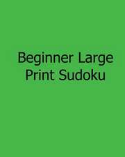 Beginner Large Print Sudoku