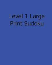 Level 1 Large Print Sudoku